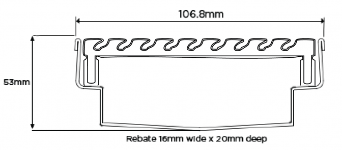 100AAi50MTL Linear Drain