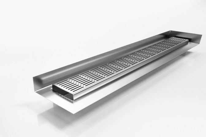 100PSiMTLF Linear Drain with Tile Flange